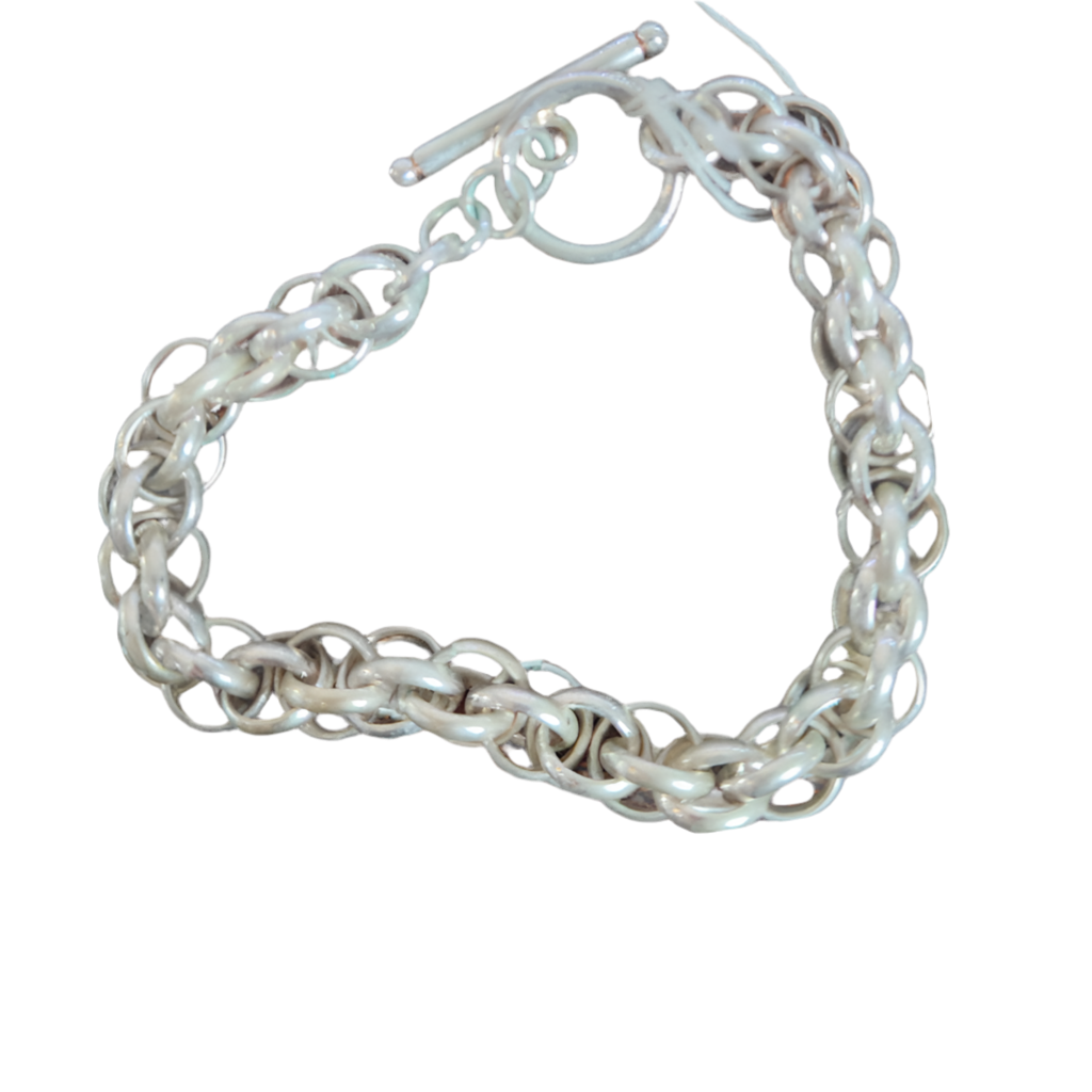 Pulseira de Senhora em Prata, Corrente