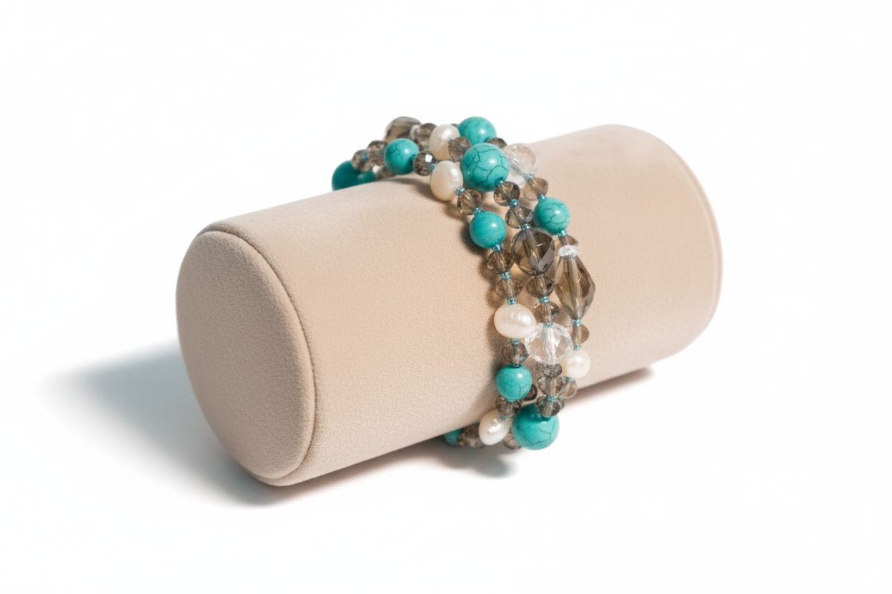Bracelet pour femme, cristal turquoise