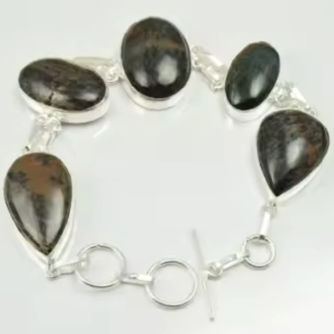 Pulseira de Senhora em Prata 925, Pinolite