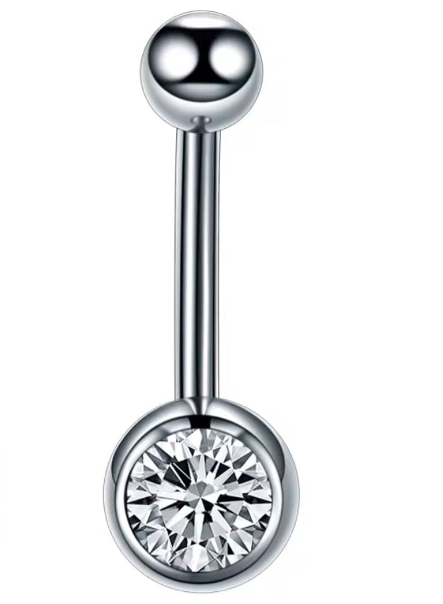 Piercing de Umbigo em Titânio Pequeno
