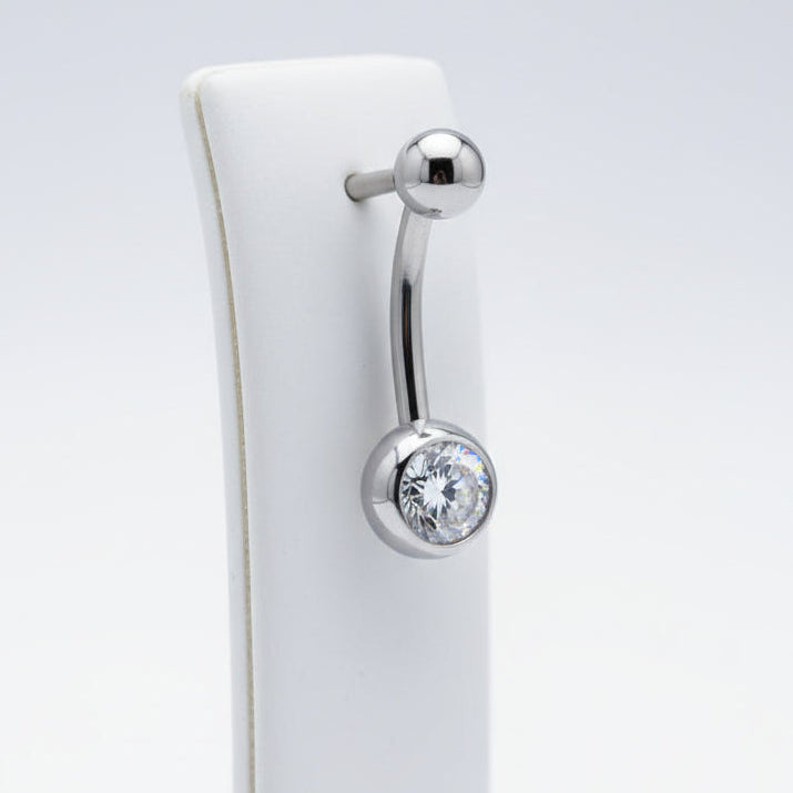 Piercing de nombril en titane, petite taille
