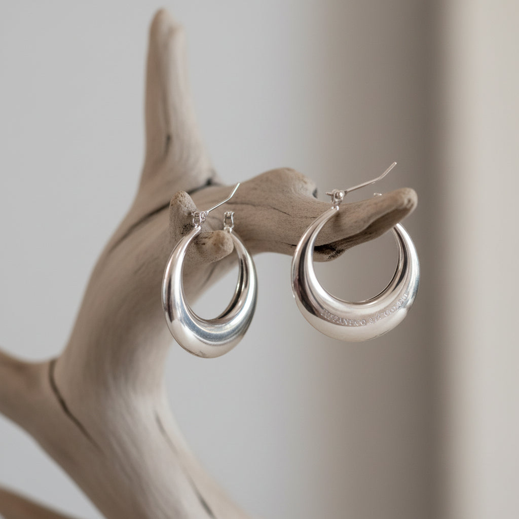 Brincos de Senhora em Prata 925, Tiffany & Co Argola
