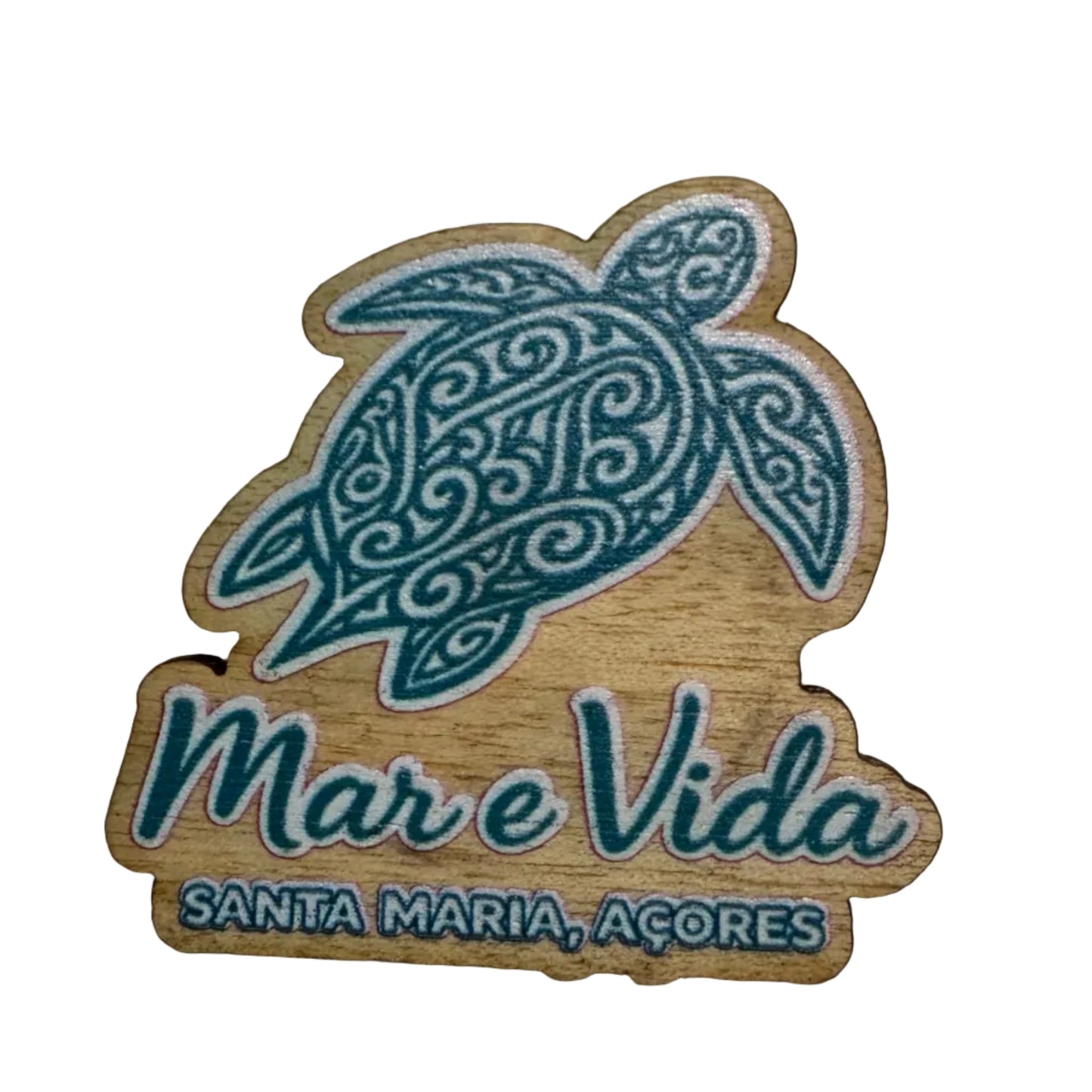 Íman Acrílico – Tartaruga Mar e Vida