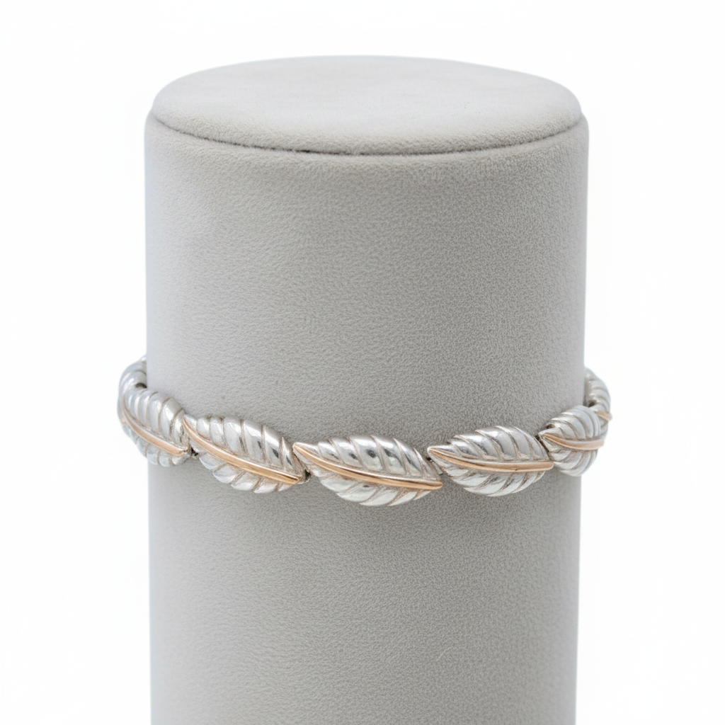 Bracelet pour Femme en Argent, Plumes