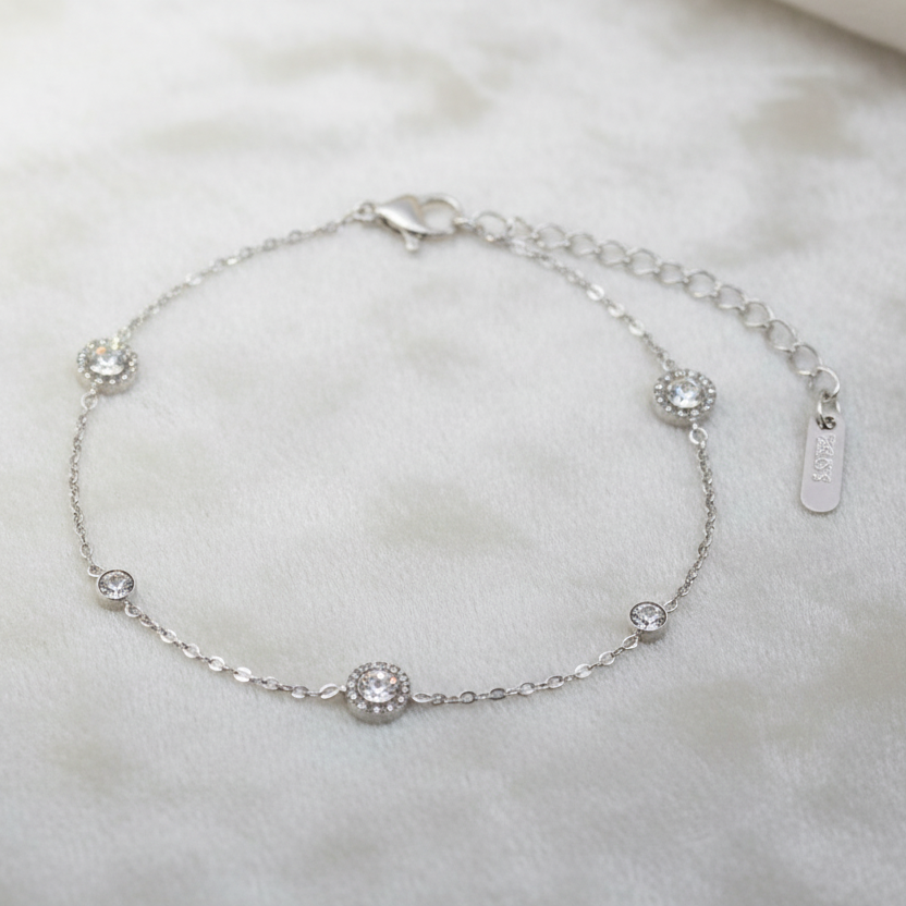 Bracelet pour femme en acier inoxydable, chiffres romains