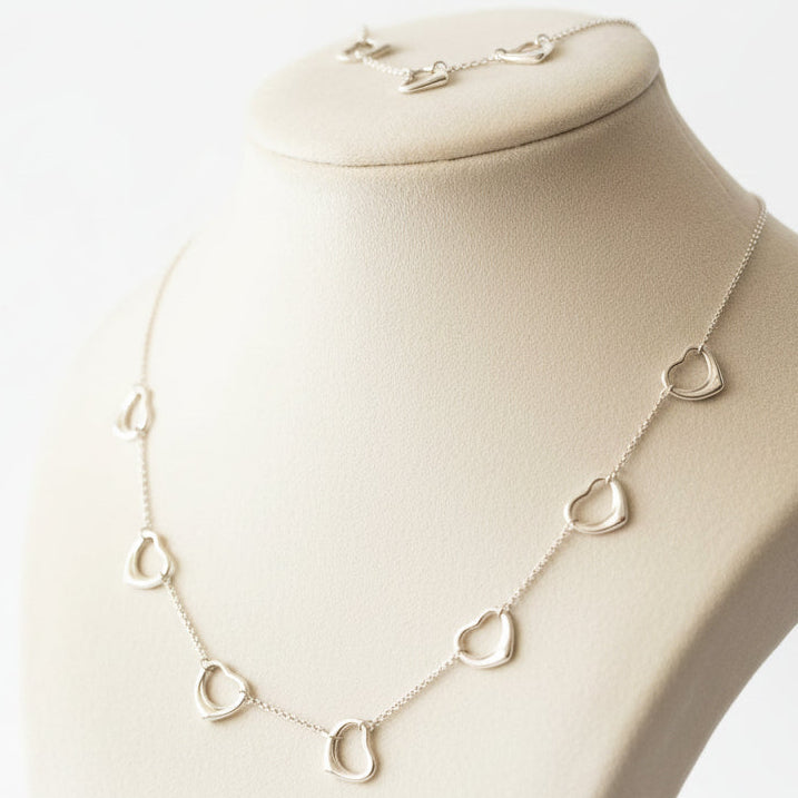 Ensemble Collier et Bracelet, Tiffany en Argent