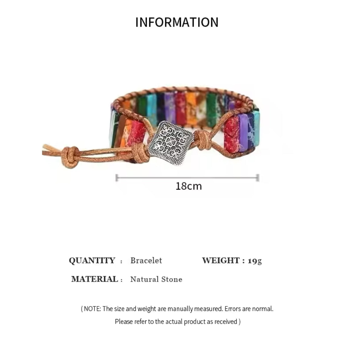 Pulseira de Senhora, 7 ChakraS
