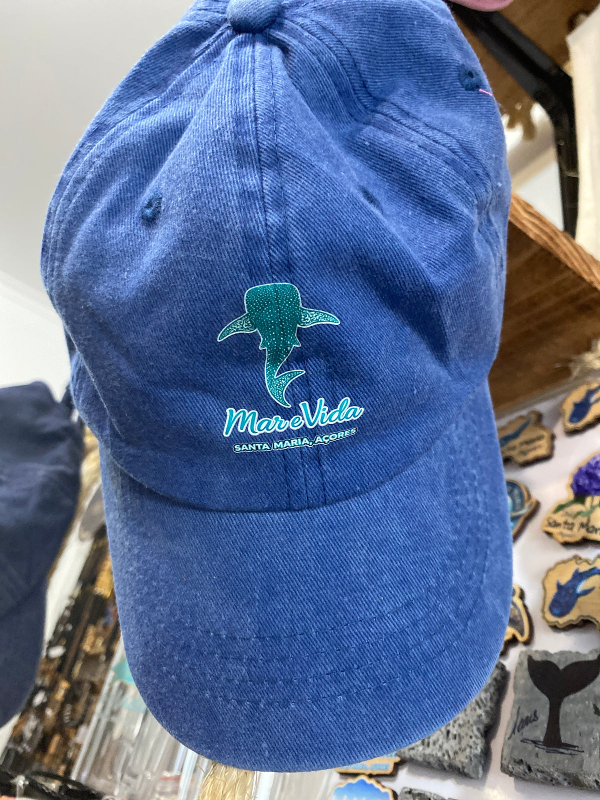 Boné Mar e Vida – Tubarão-Baleia (Azul )