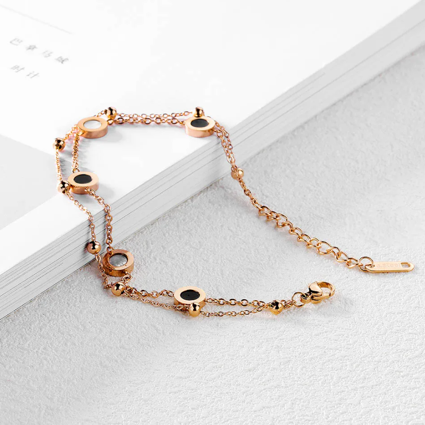 Pulseira Lokaer de Senhora Dupla Face em Aço Inoxidável