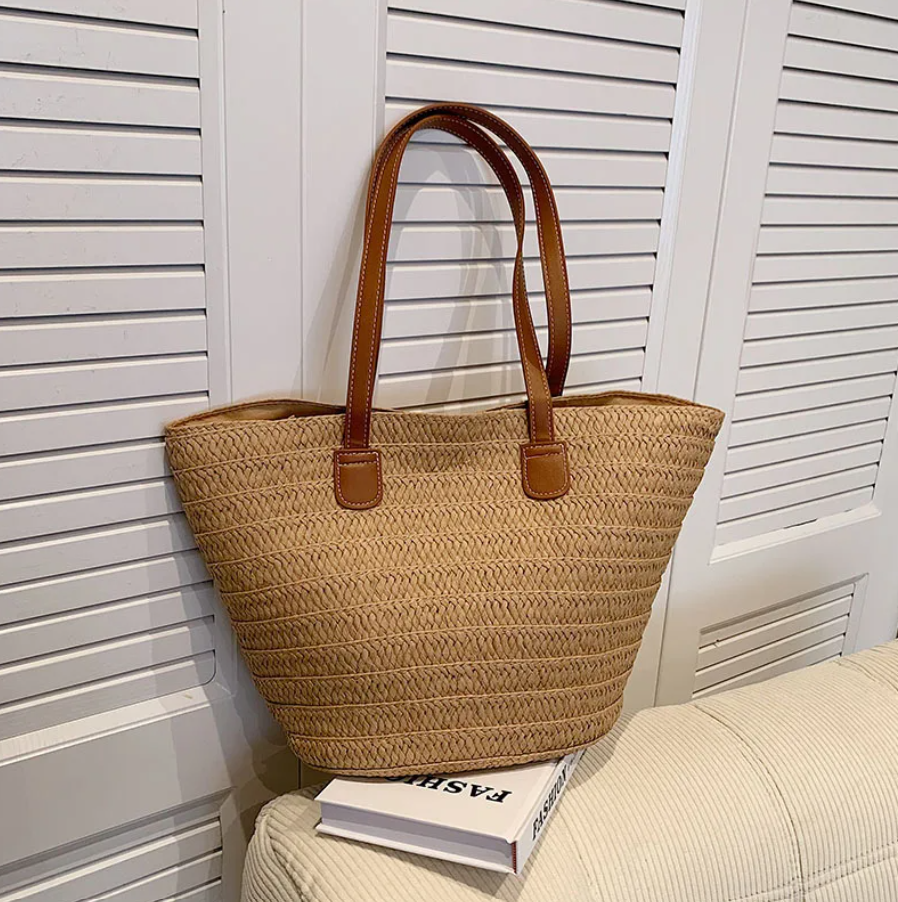 Bolsa Tote de Senhora com Grande Capacidade, Kaki