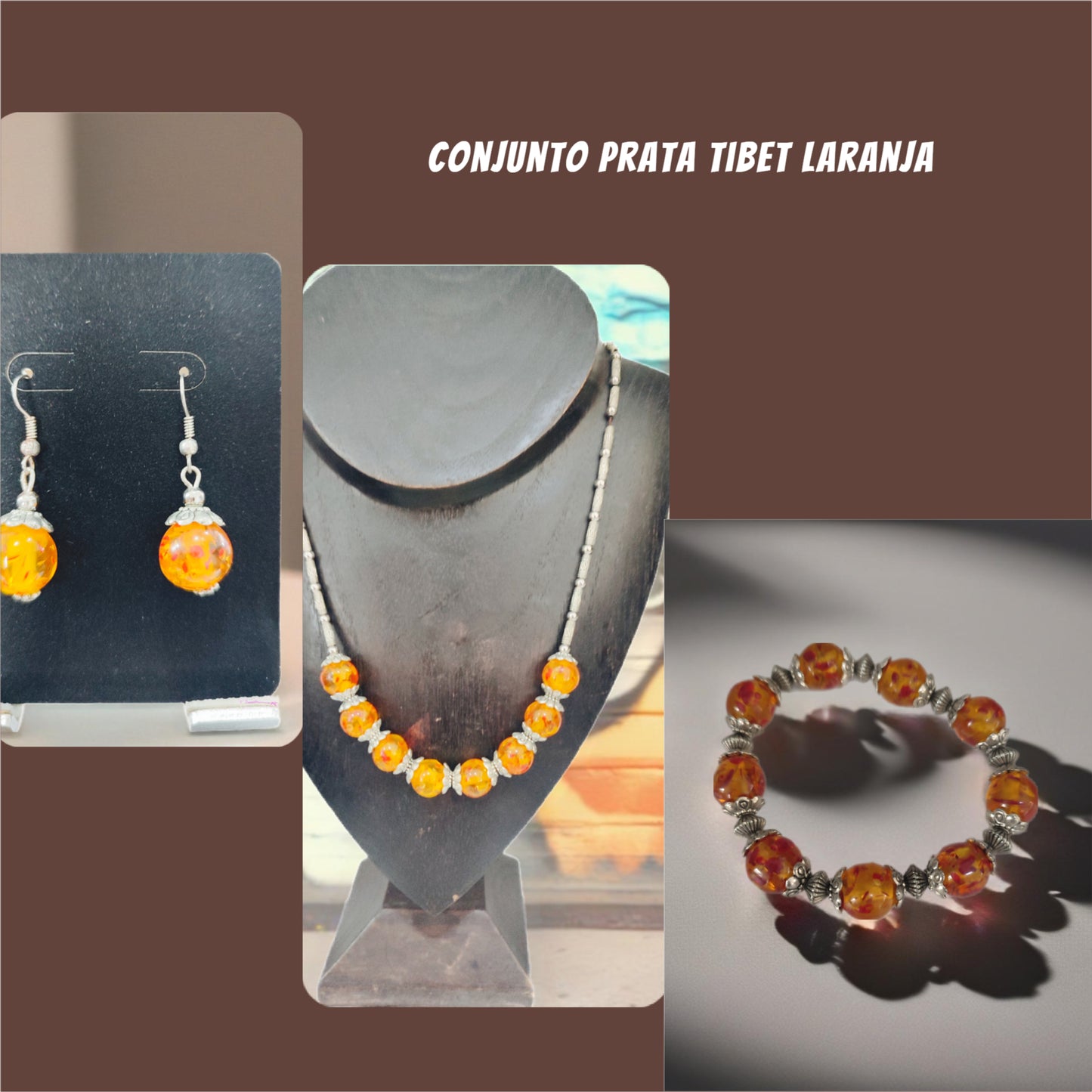 Conjunto Tibet Laranja