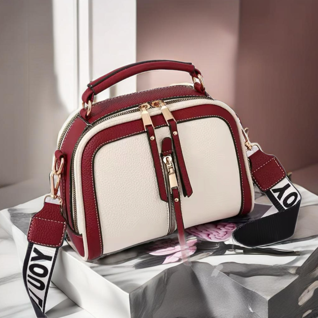 Bolsa Transversal de Ombro em Couro Plutônico