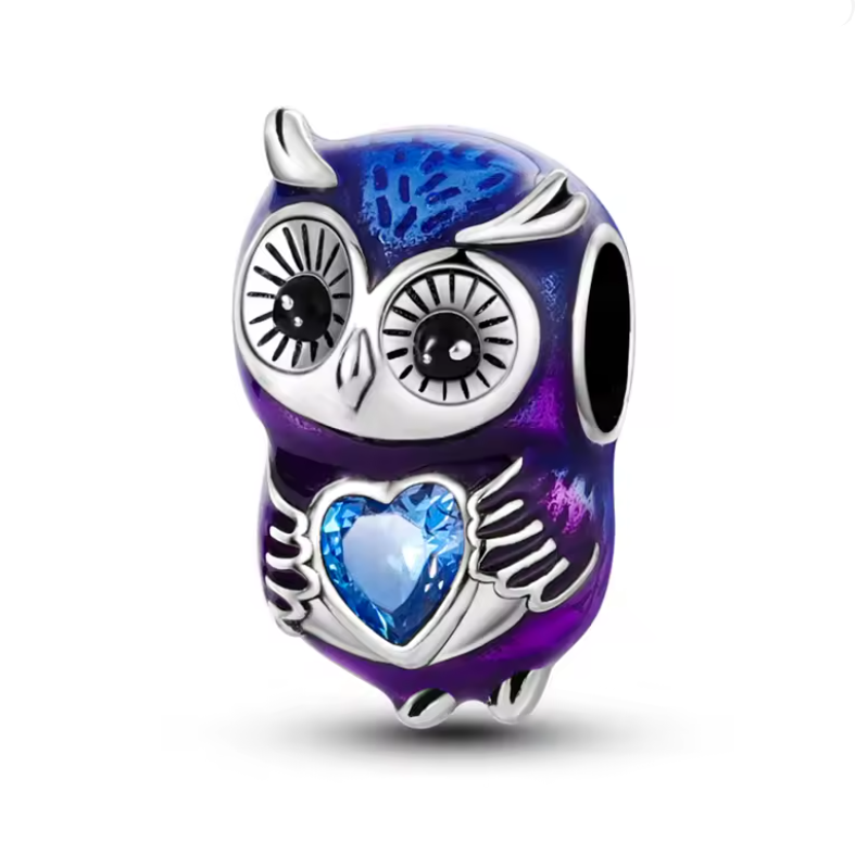 Conta em Prata 925, Coruja