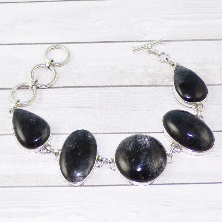Pulseira de Senhora em Prata 925, Pinolite