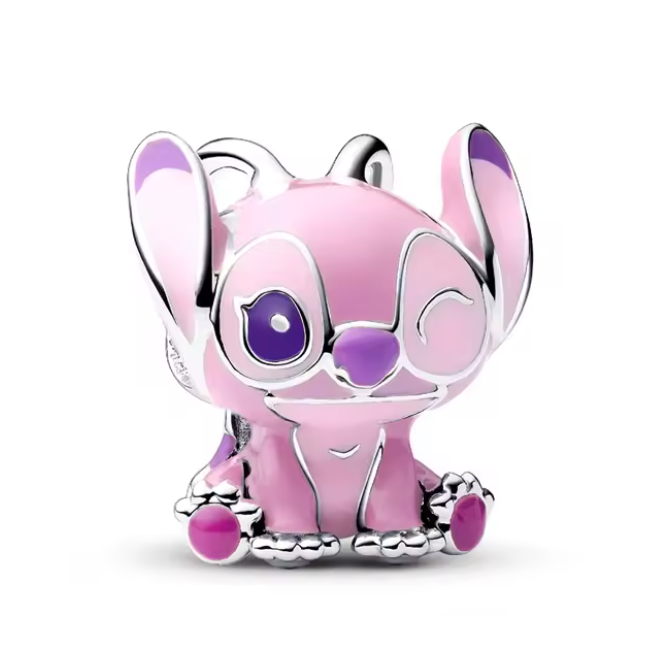 Conta em Prata 925, Angel Anjo de Lilo & Stitch, Disney