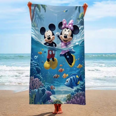A nossa toalha temática Disney é feita para famílias dinâmicas.