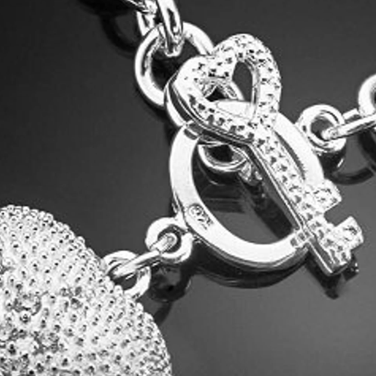 Bracelet pour femme en argent, Tiffany Cœur