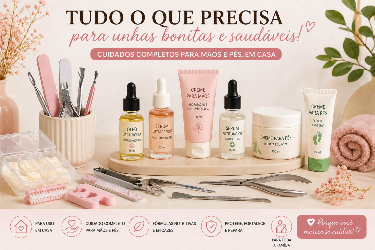 Acessórios e Produtos Profissionais para Unhas