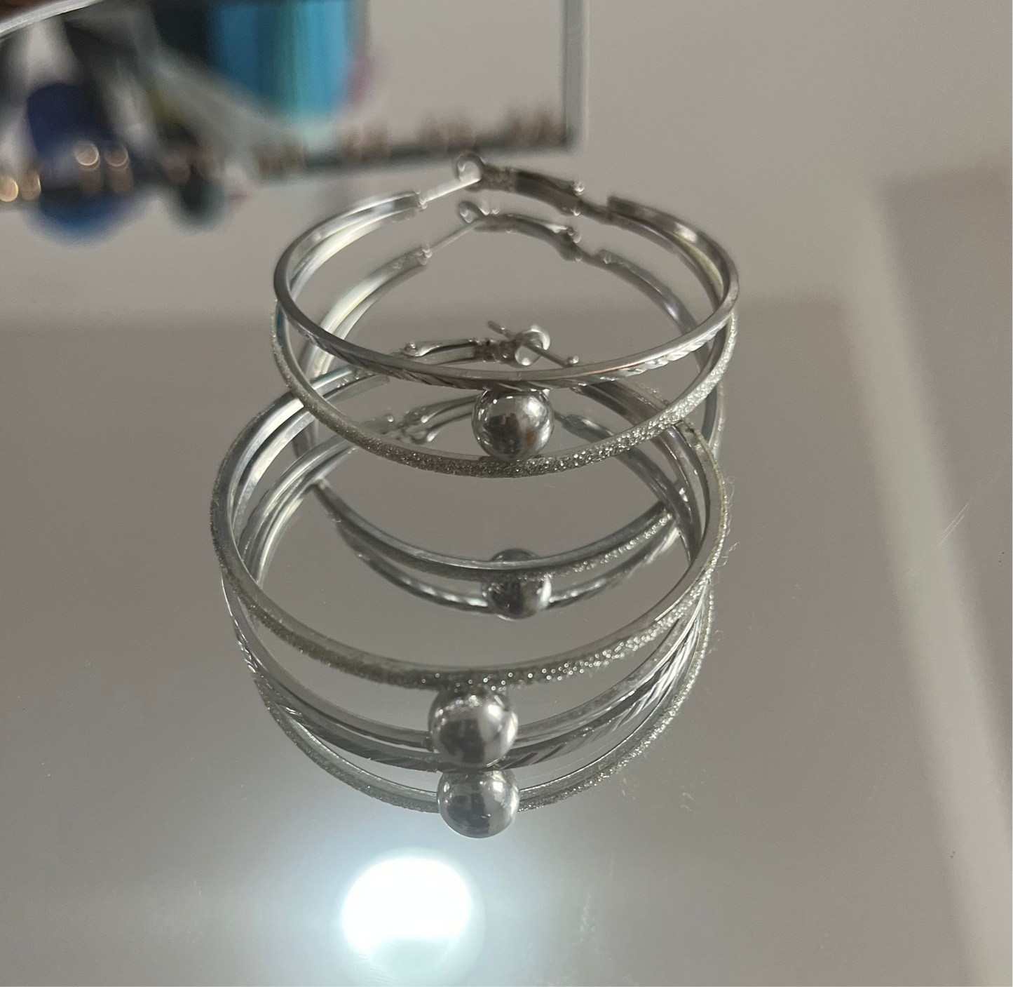 Argolas de Senhora em Aço Inoxidável
