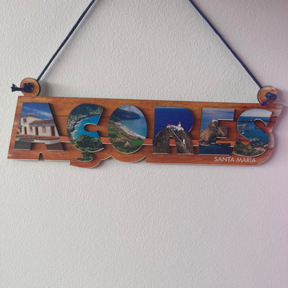 Placa decorativa Açores, Santa Maria