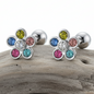 Boucles d'oreilles fleur en acier 316L – Une beauté qui respecte votre peau.