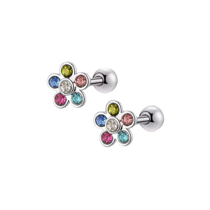Boucles d'oreilles fleur en acier 316L – Une beauté qui respecte votre peau.