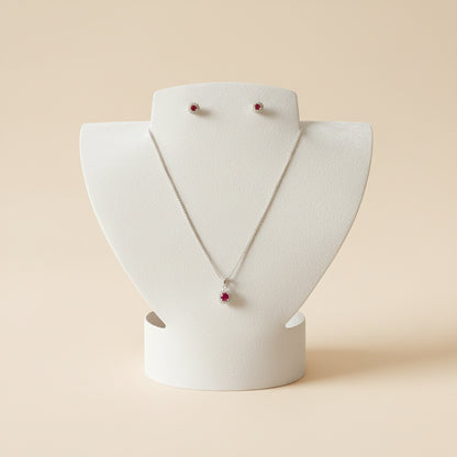 Conjunto de Senhora, Swarovski Prata 925