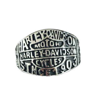 Anel de Homem em Aço Inoxidável 316L, 1903 Harley D.