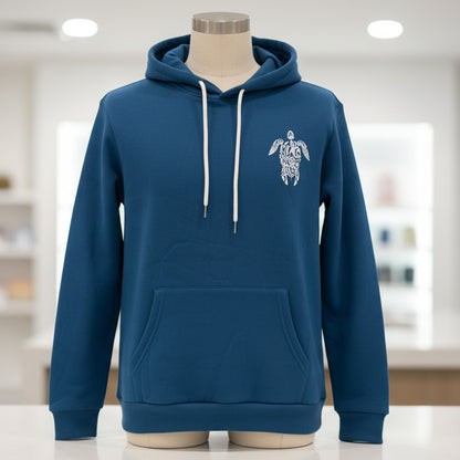 Sweat com Capuz Masculino – Estilo Casual com Tartaruga Oceânica T = L