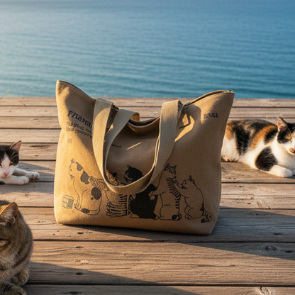 A Mala de Compras que Combina com Tudo – Versão Cat Lovers