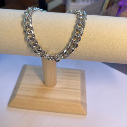 Pulseira de Senhora em Fantasia, Corrente Grossa