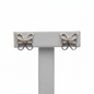 Boucles d'oreilles pour femme en argent 925, papillon Tiffany&Co