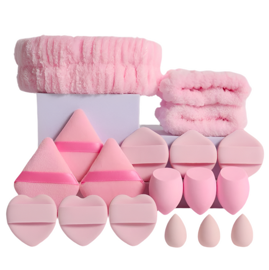 Conjunto Diadema Maquilhagem 17 Pcs