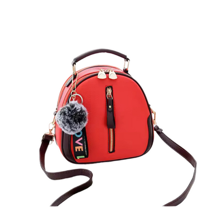 Bolsa Tote de Senhora Transversal de Ombro Vermelha