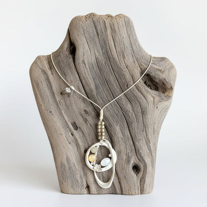 Collier fantaisie pour femme, imitation escargot