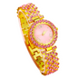 Relógio de Criança em Aço Inoxidável Rosa/Dourado