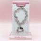 Bracelet enfant en argent, Hello Kitty Noir