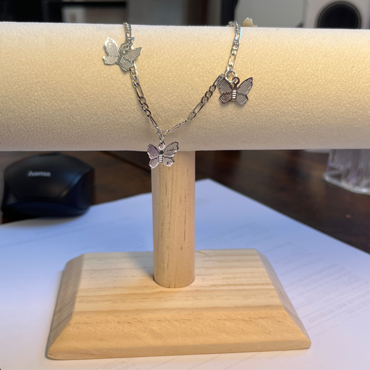 Pulseira de Senhora em Fantasia, Borboleta Chapeada
