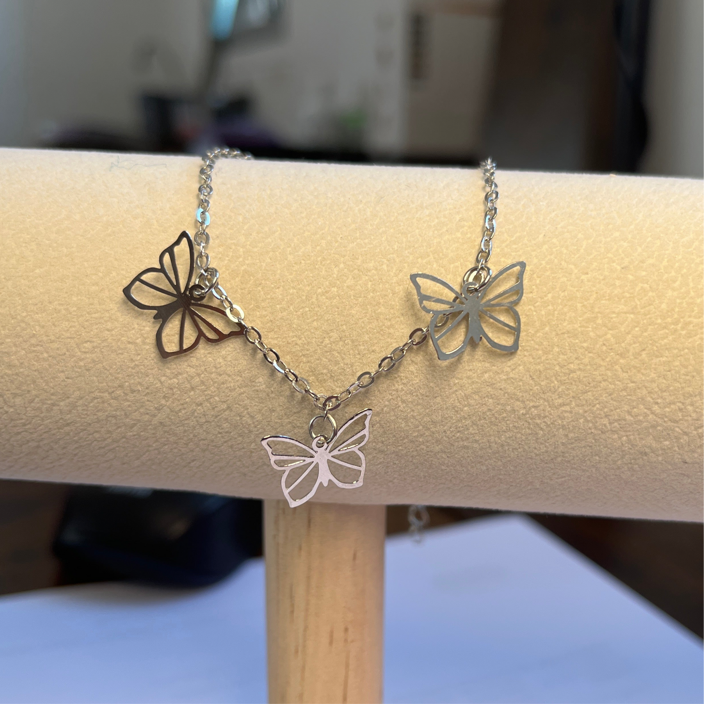 Pulseira de Senhora em Fantasia, Borboleta Aberta