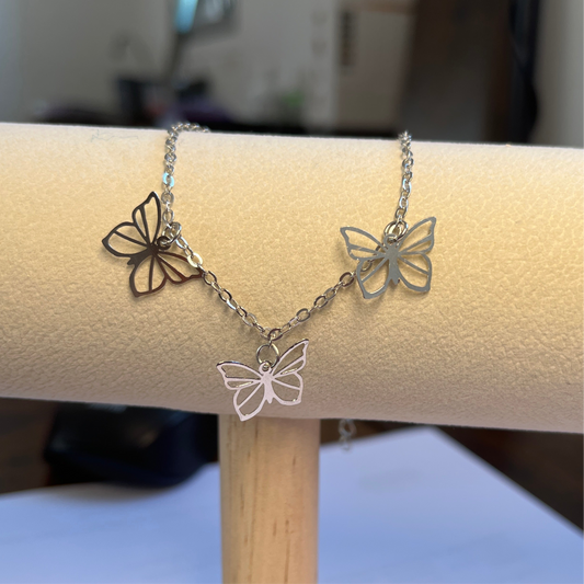 Pulseira de Senhora em Fantasia, Borboleta Aberta