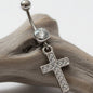 Piercing de Umbigo Cross Premium – Engenharia de Precisão e Luxo Acessível