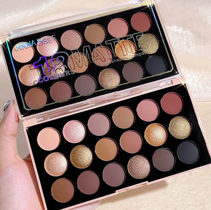 Paleta Maquilhagem 18 Cores da Anna Rose