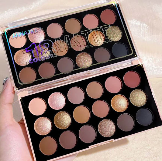 Paleta Maquilhagem 18 Cores da Anna Rose