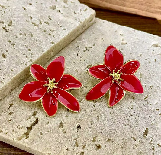 Brincos de Senhora Flor em Cobre, Hipoalergénicos