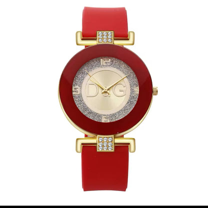 Relógio Feminino, DQG Vermelho