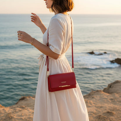 Mala Forever Lovely "Lady in Red" – Sofisticação Minimalista