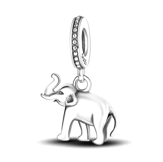 Conta em Prata 925, Elefante