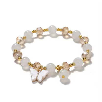 Bracelet pour Femme avec Pierre Œil de Chat Blanche