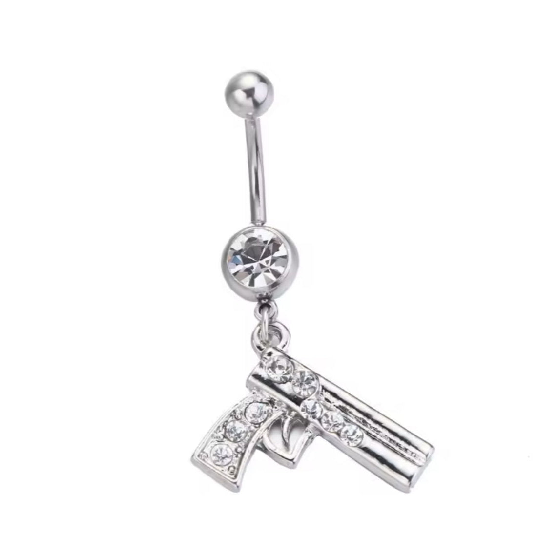 Piercing de Umbigo em Aço Inoxidável, Pistola