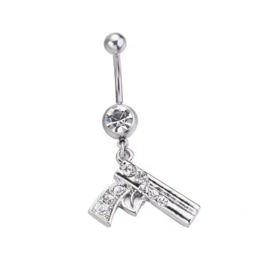 Piercing de Umbigo em Aço Inoxidável, Pistola